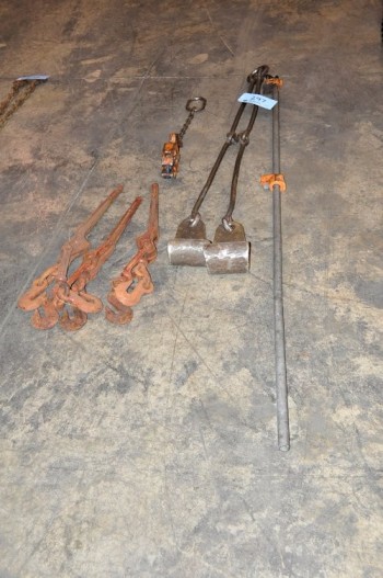 Lot-Chain Binders, Material Grabs and Bar Clamp