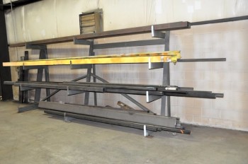 15\'W x 7\'H Cantilever Rack, (Stock Not Included)