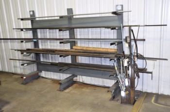 8\'W x 6\'H Cantilever Rack, (Stock Not Included)