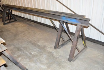 Pair of 15\' Steel Work Horses