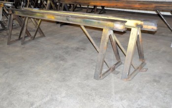 Pair of 11\' Steel Work Horses