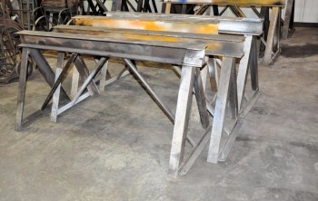 Lot-(2) Pairs of 6\' Steel Work Horses