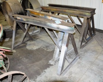 Lot-(2) Pairs of 6\' Steel Work Horses