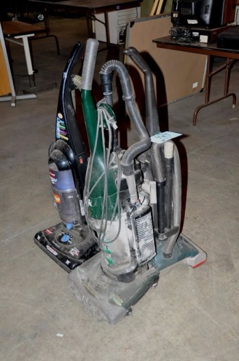 Lot-(3) Upright Vacuums
