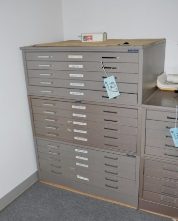 15-Drawer Blueprint Cabinet