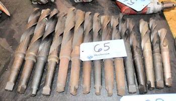 Lot-(15) Taper Shank Drills