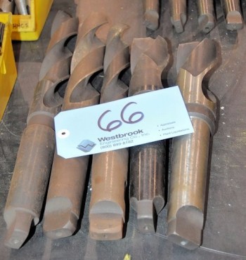 Lot-(5) Taper Shank Drills