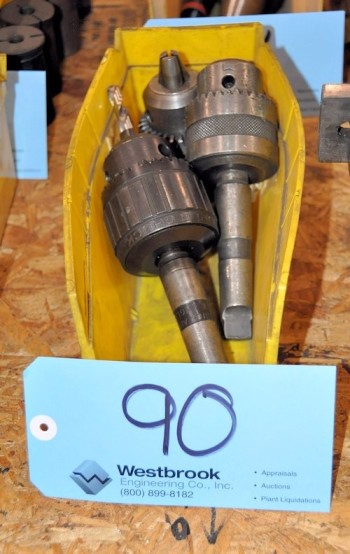 Lot-(3) Drill Chucks in (1) Bin
