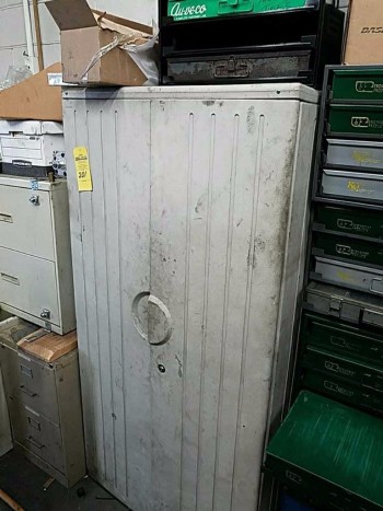 Iceberg dual door cabinet made from plastic
