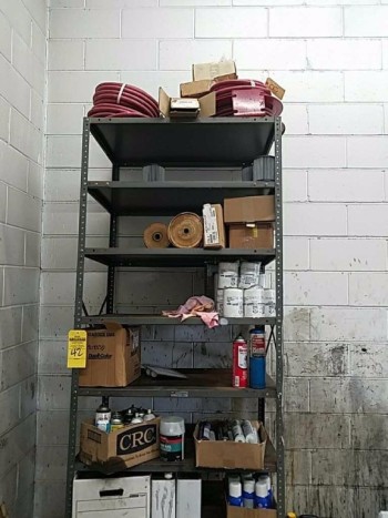 10 Shelf metal industrial shelving unit and