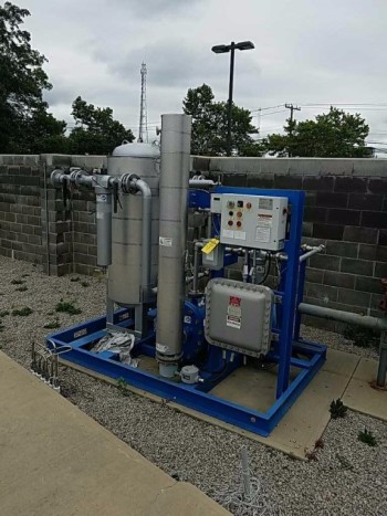 Compressed natural gas dryer