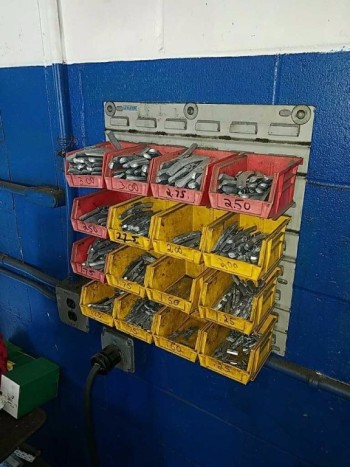 Tire weights and stems three boxes