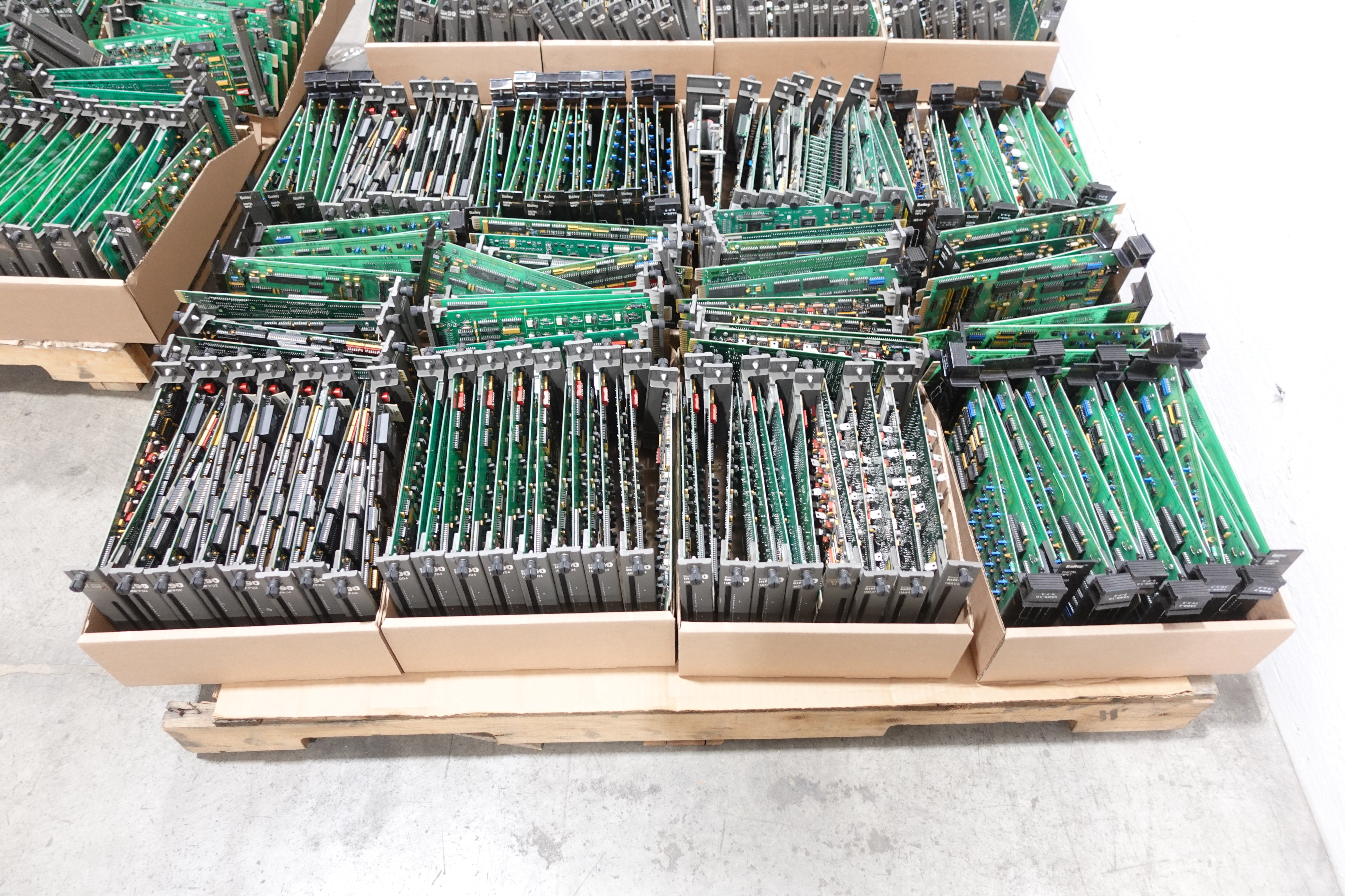 3 PALLETS OF BAILEY INFI 90 PCB CIRCUIT BOARDS For Sale | Aucto