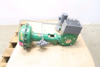 FISHER V150 4 IN 1052 3620J STEEL PNEUMATIC FLANGED 150 CONTROL VALVE