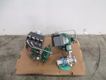 LOT OF 2 FISHER CONTROL VALVES V-150 1-1/2IN VEE-BALL