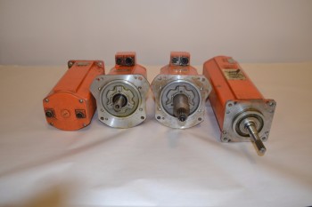 LOT OF 4 ASSORTED ABB SERVO MOTORS