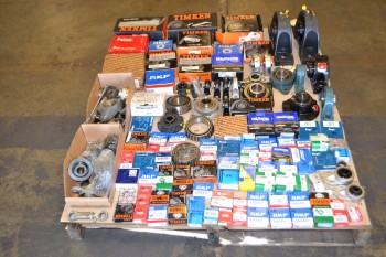 1 PALLET OF ASSORTED BEARINGS SEAL MASTER, SKF, TIMKEN
