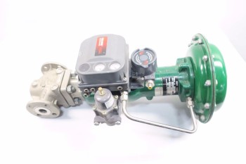 FISHER EZ 1 IN 667 DVC6010F STAINLESS 150 CONTROL VALVE