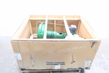 FISHER V150 VEE-BALL 12 IN 1052 DVC6020 STAINLESS 150 CONTROL VALVE