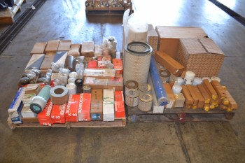 2 PALLETS OF ASSORTED FILTER ELEMENTS, PNEUMATIC AND HYDRAULIC