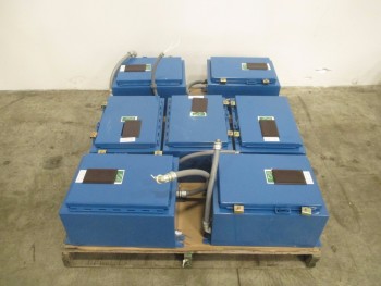 LOT OF 7 CONTROL PANEL ENCLOSURES 120VAC 60 HZ CURRENT 1A 01 PHASE