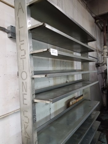 Adjustable stainless steel shelve system