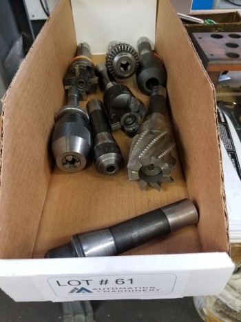 Misc R8 tool holders with drill chucks