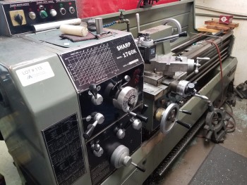 Sharp 1760K Gap Bed Manual Lathe