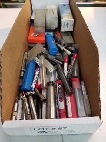 Large assortment of Endmills, Carbide, drills