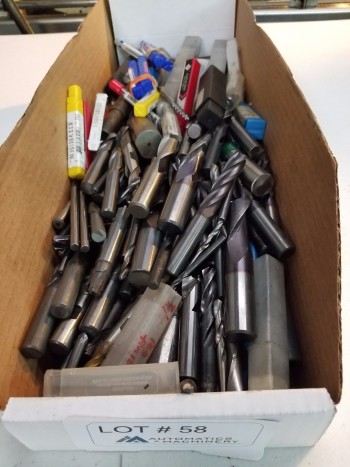 Large assortment of Endmills and Drills