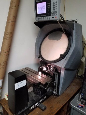 S-T Industries Optical Comparator With Quadra Chek