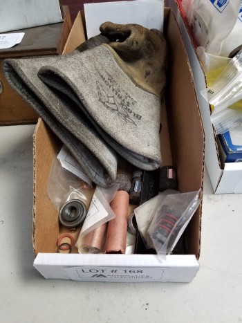 Misc Mig welding supplies w/ gloves