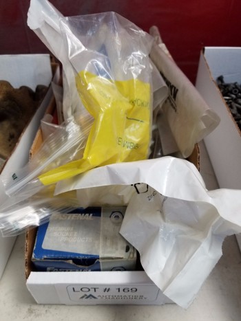 Huge assortment of Dow pins, screws, clips, washers