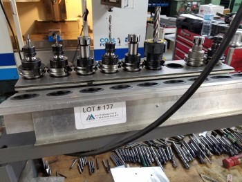 Bench Top Cat-40 holder racks (Tools not included)
