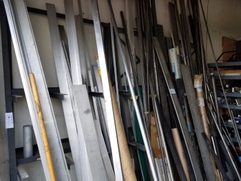 Material Racks ( Scrap metal not included )