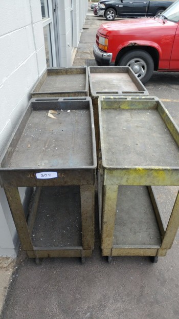 4x Rolling Carts