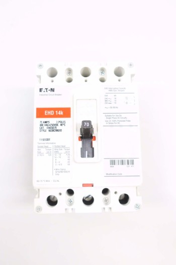 EATON EHD3070 70A CIRCUIT BREAKER