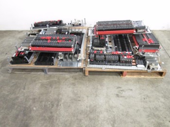 2 PALLETS OF GE CIRCUIT BREAKERS AND PANELS
