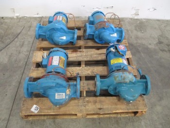 LOT OF 4 PACO VERTICAL INLINE PUMPS 1620705130112502
