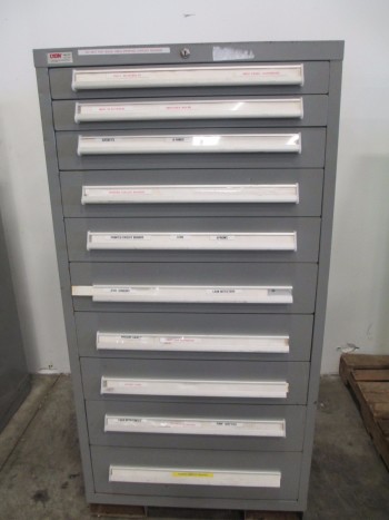LYON MSS II SAFETYLINK 10 DRAWER TOOL BOX/STORAGE