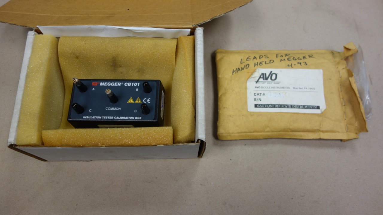 AVO MEGGER CB101 INSULATION TESTER CALIBRATION BOX
