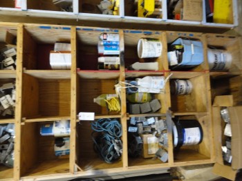 Shelving & Contents: Wall Plates, Outlet boxes and paint
