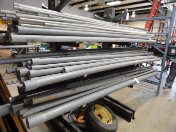 Plastic Piping (size varies)
