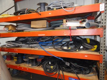 4 Shelves of Miscellaneous Wiring