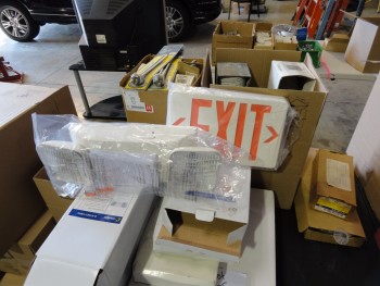 Box Lot of Electric Water Heater elements, insulators, etc.