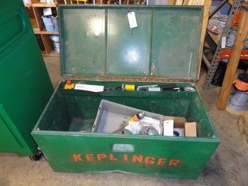 Job Box-GreenLee 4\' x 2\' with contents