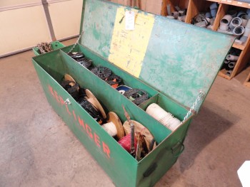 Job Box-4\' x 2\' GreenLee, wiring spools included