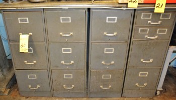 3 Draw Metal File Cabinets (Letter Size)