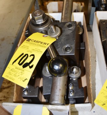 Aloris CA Tool Post with 5 Holders
