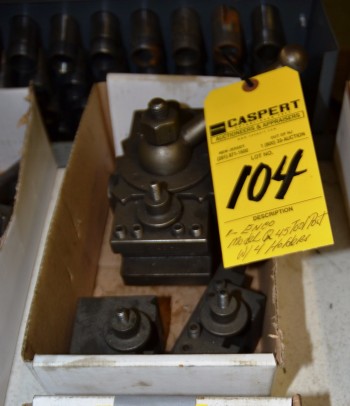 Enco Mod Q 45 Tool Post with 4 Holders